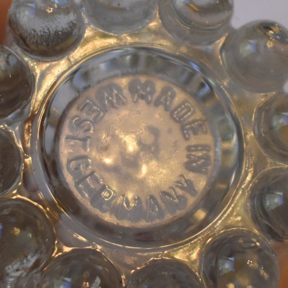 VTG West Germany Votive/Taper Crystal Candle Holders Set of 4 - Picture 9 of 14